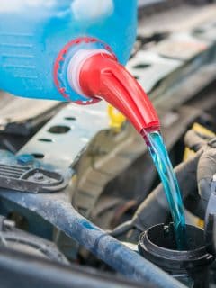 Pouring blue antifreeze to the car, Does Antifreeze Evaporate Over Time?