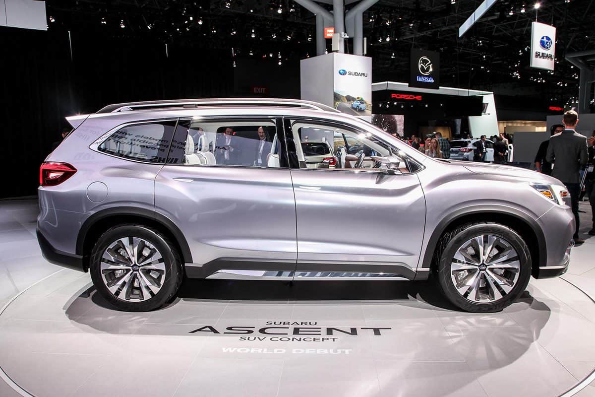 Subaru Ascent concept shown at the New York International Auto Show 2017
