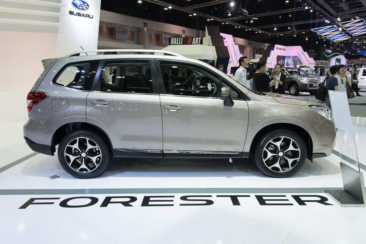 Subaru Forester 2.0 XT is on display at the 31st Thailand International Motor Expo 2014