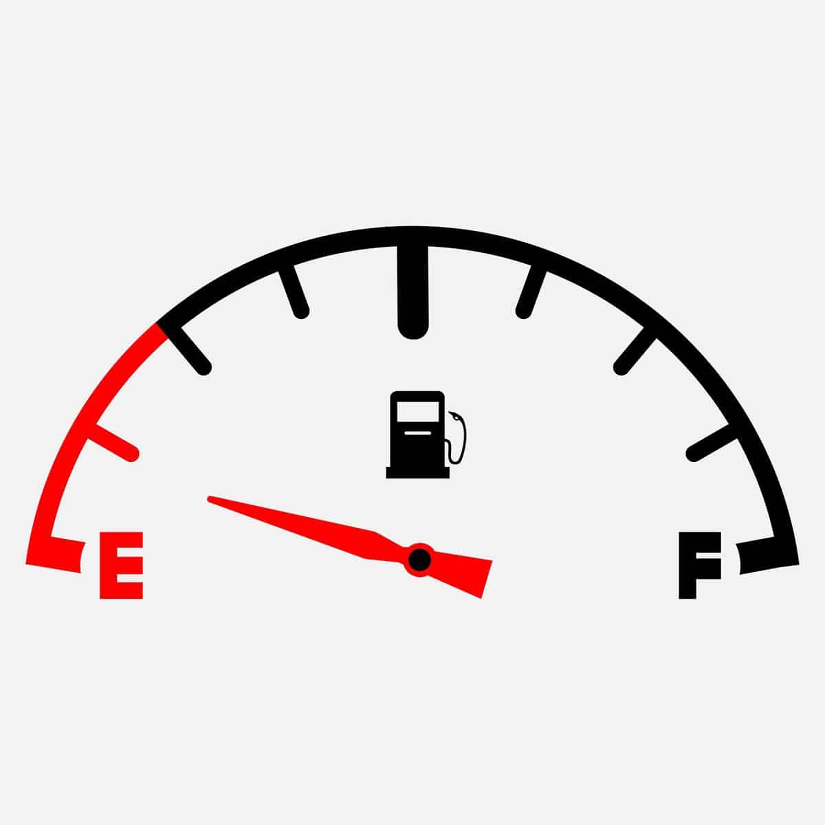 The concept of a fuel indicator, gas meter. Fuel sensor
