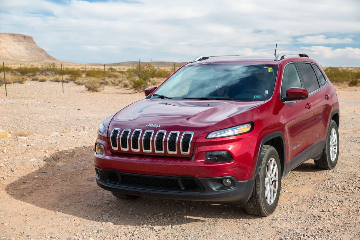 View of a 2015 Jeep Cherokee