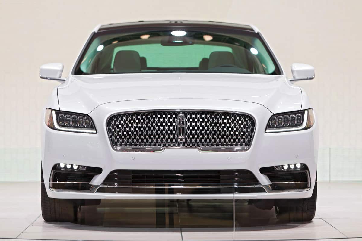 2017 Lincoln Continental on display at the North American International Auto Show