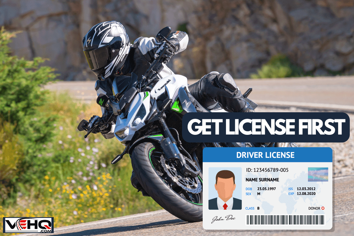 biker riding on his motorbike, Can You Get A Motorcycle License Without A Driver's License?