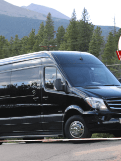 A long black Sprinter van on the side of the road, How Much Weight Can A Sprinter Van Hold?