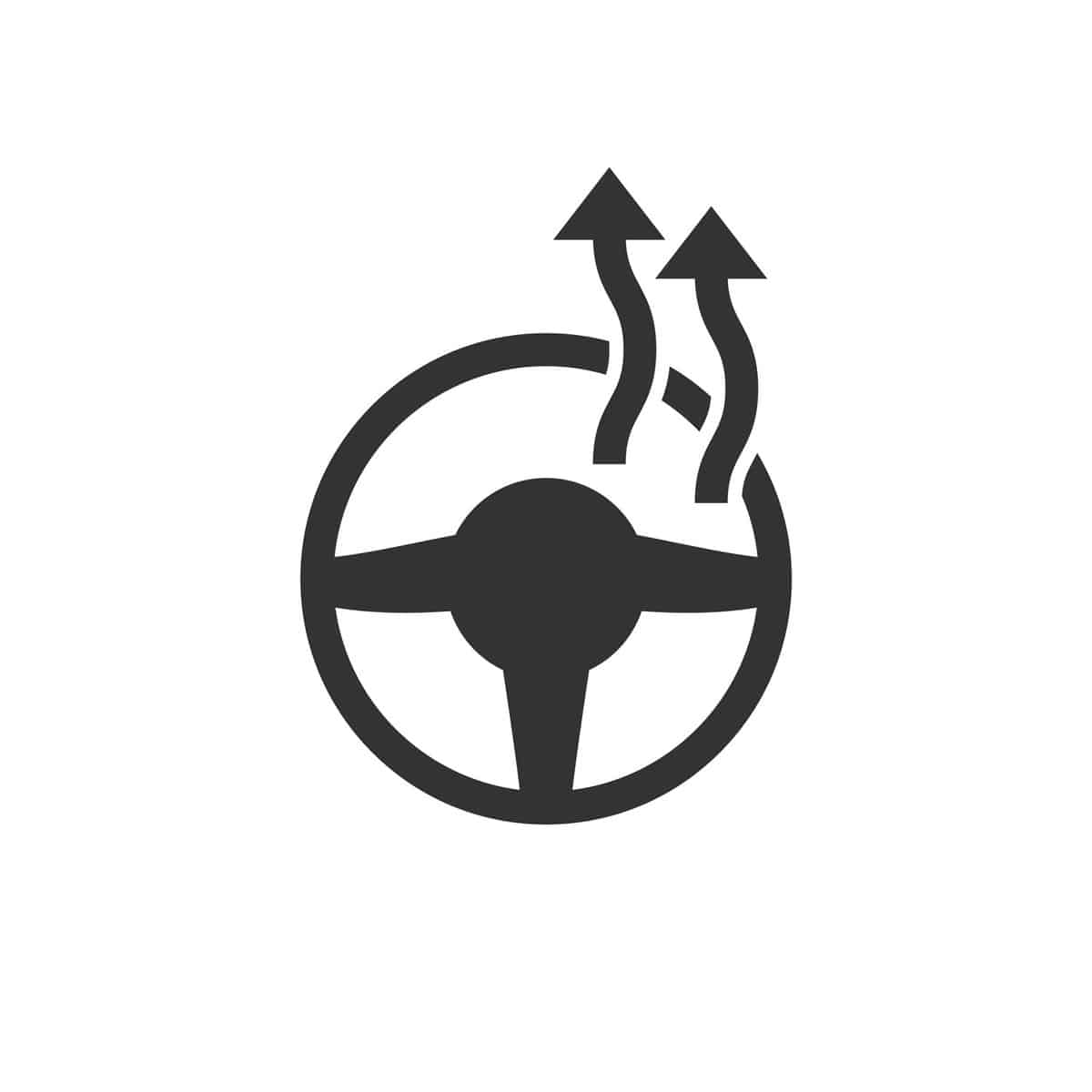 Steering wheel illustration
