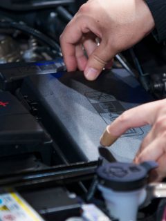 Technician removing the battery to check for any damages or leaks, What Happens When Car Battery Dies?