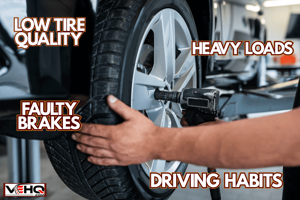 Auto mechanic installing new car tires, Why Do New Car Tires Wear Out So Fast?