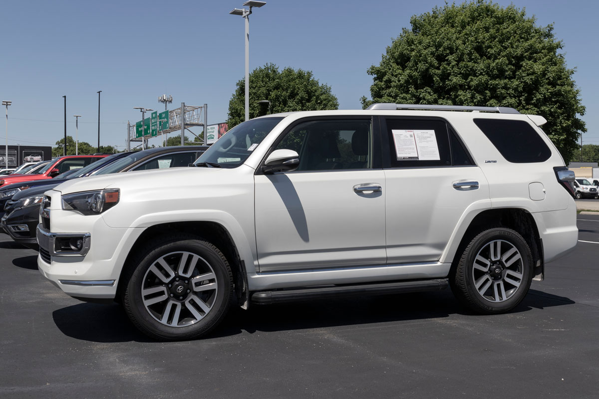 2022 Toyota 4Runner at a dealership