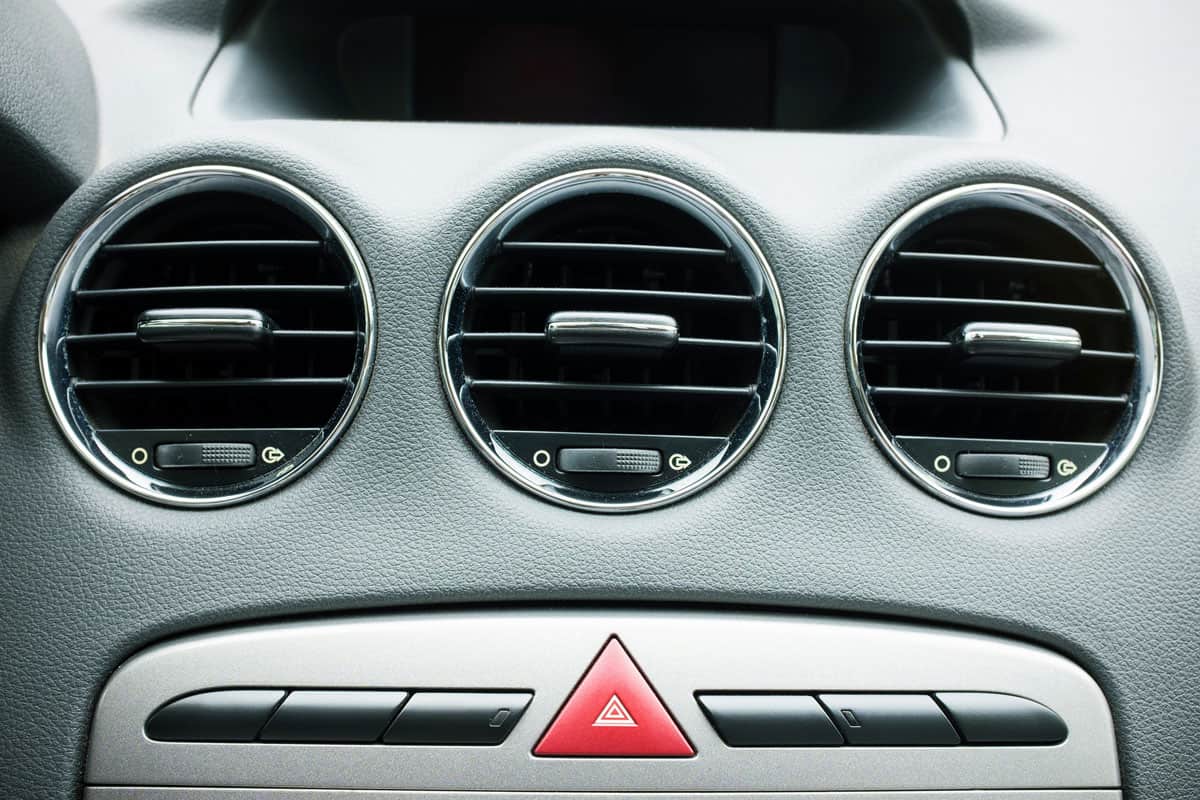 Air conditioning system in a modern car
