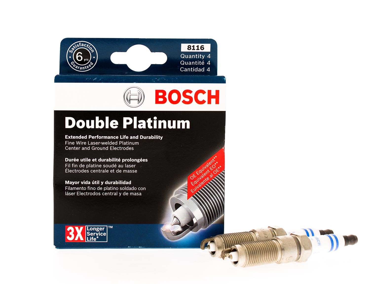 Bosch Plantinum spark plugs are for gasoline engines