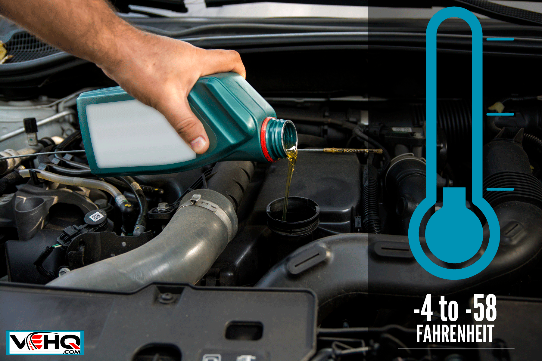 Pouring 20W-50 oil to the car engine, Can Engine Oil Freeze?