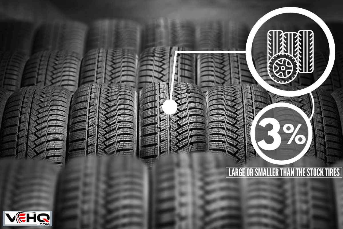 a lot of new car tires in the warehouse, Can You Use Tires With Different Aspect Ratio Or Tread?