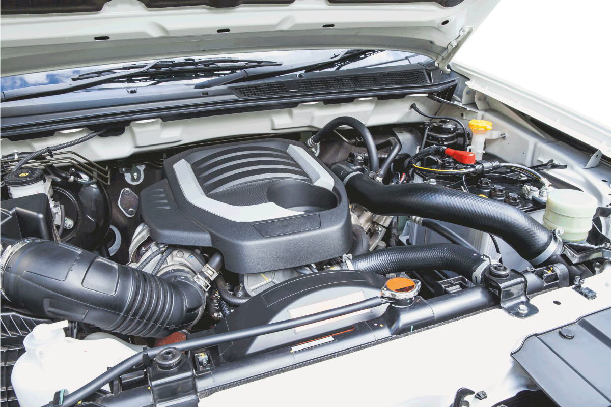Diesel engine under the hood of a pickup truck. How To Tell What Engine Is In My Silverado