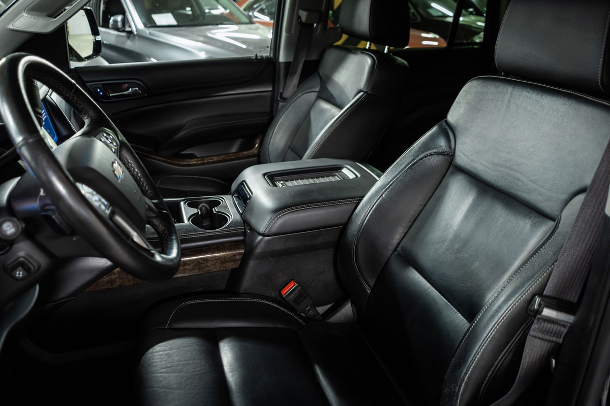 Interior of a Chevrolet Tahoe