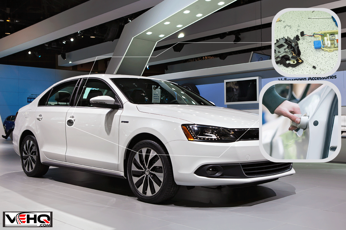 A Volkswagen Jetta on display at the Chicago Auto Show media, Jetta Door Not Closing - What To Do?