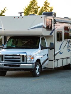 A large RV truck on a journey perfect family transportation, Can You Haul Horses In A Toy Hauler?