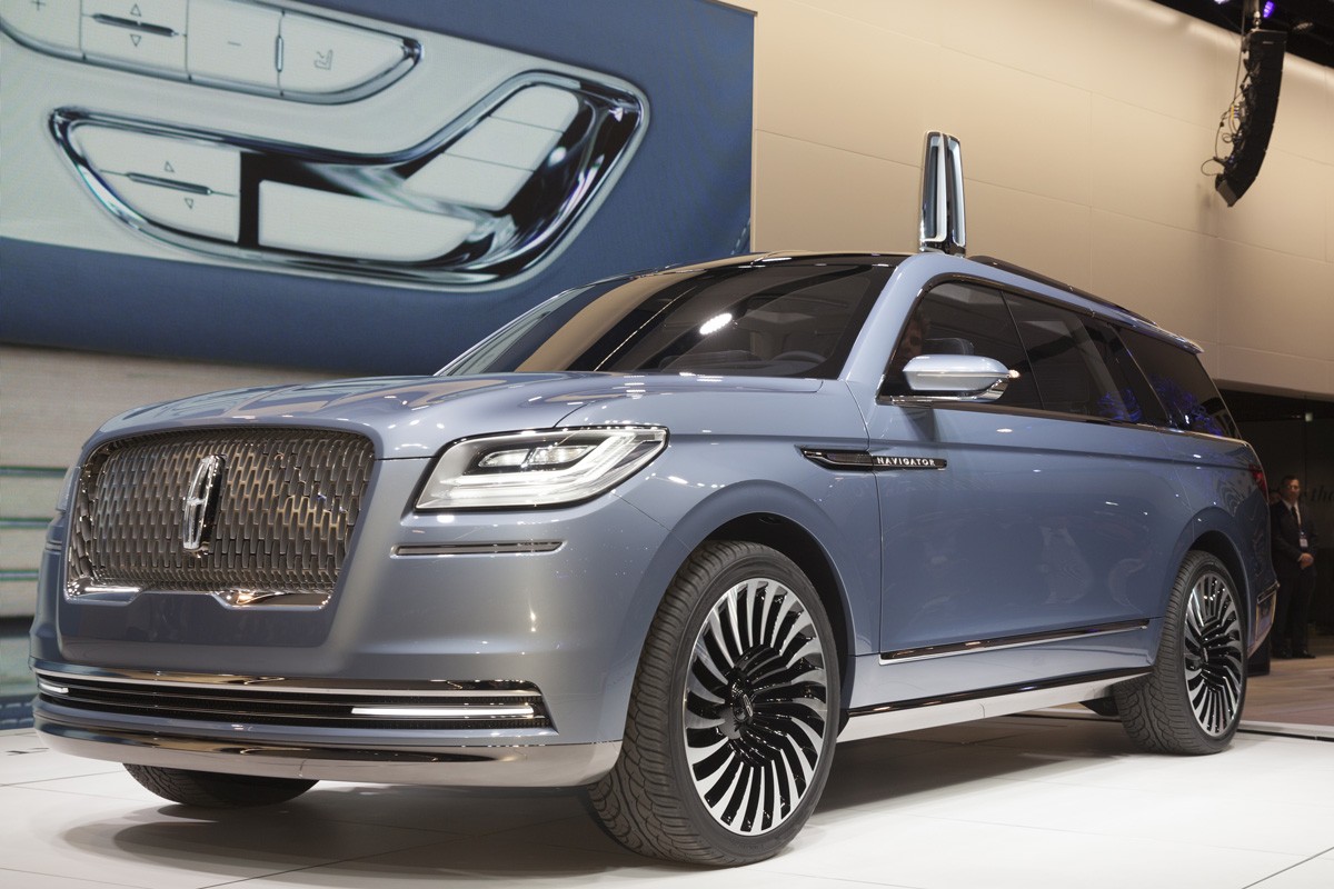  Lincoln Navigator concept car on display at New York International Auto Show at Jacob Javits Center