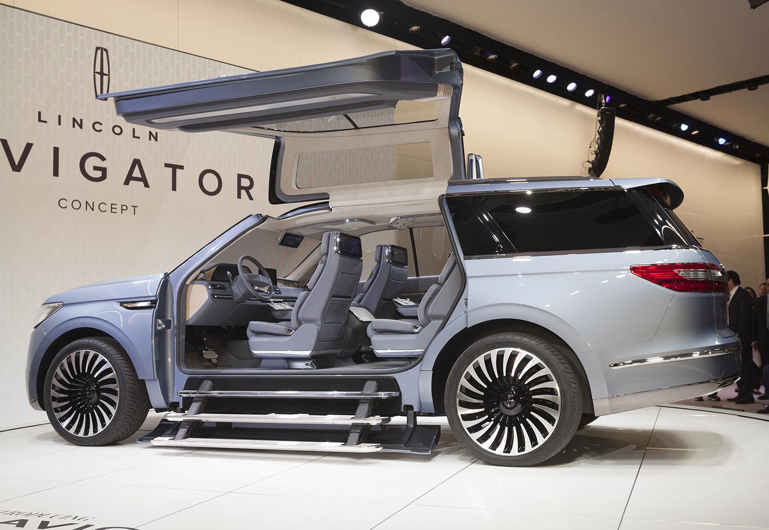Lincoln Navigator concept car on display at New York International Auto Show