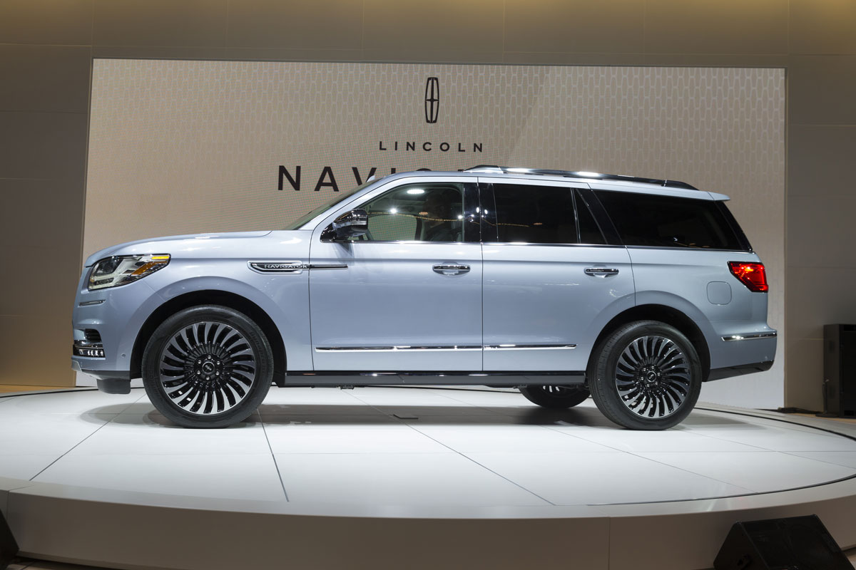 Lincoln Navigator concept car unveiled at 2017 New York International Auto Show at Jacob