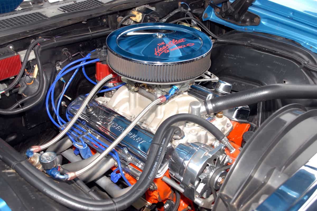 Modified and tuned hi boost 350 engine