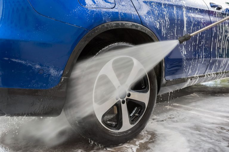Power washing the car, When Is It Too Cold To Wash Your Car?