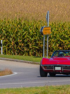 Red colored Chevrolet Corvette, How Much Does A 350 Engine Weigh?