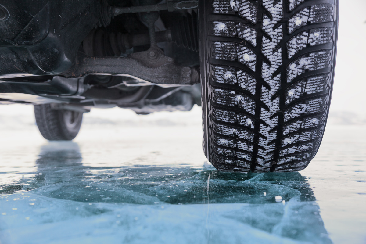 Winter tyres in extreme cold temperature