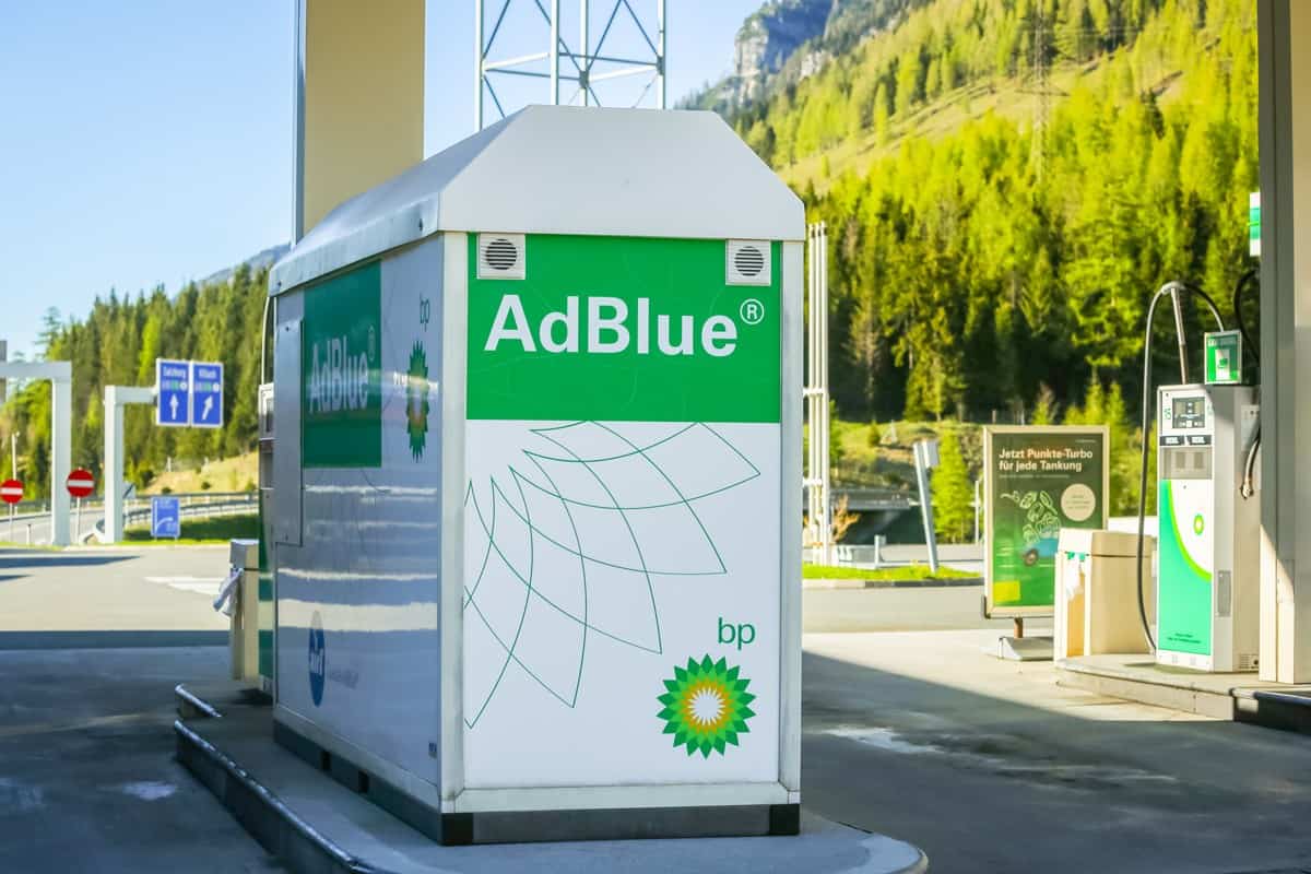 AdBlue DEF gas station