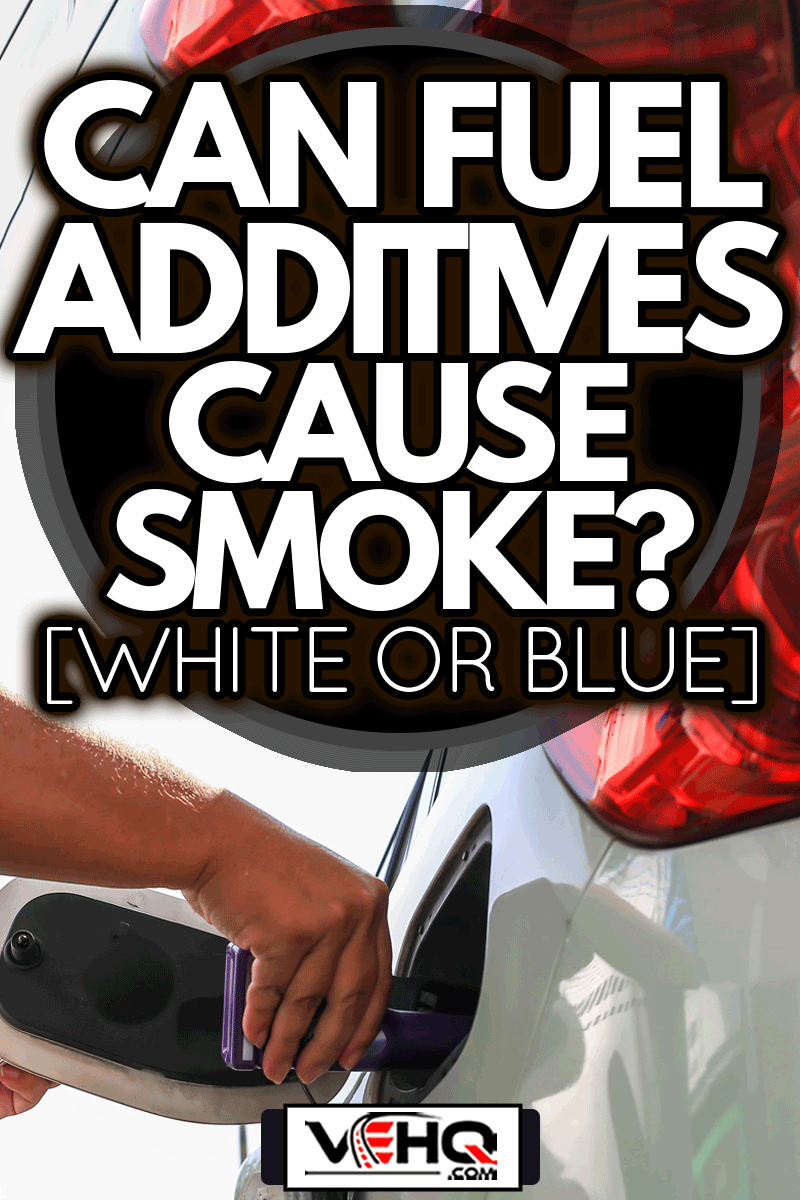 Male employee is adding diesel fuel additive to diesel tank, Can Fuel Additives Cause Smoke? [White Or Blue]