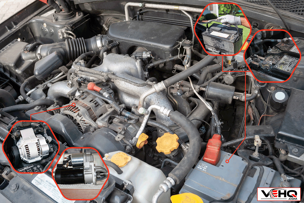 Car engine under the open hood, Car Won't Start After Replacing Alternator - What's Wrong?