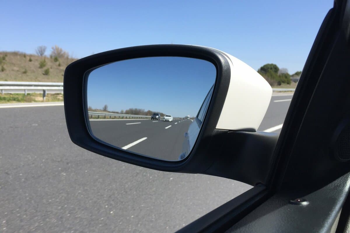 Car mirror, rear view mirror with highway