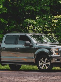 Ford F150 Truck positioned on gravel road in front of lush green foliage - Ford F-150 Gauges Flutter - What Could Be Wrong