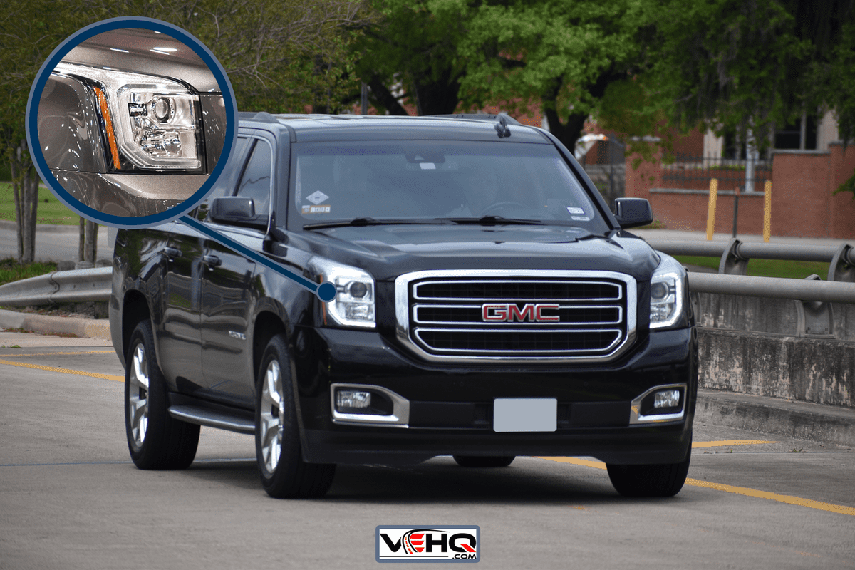 GMC SUV cruising in Houston TX - How To Turn On Auto High Beams GMC Yukon