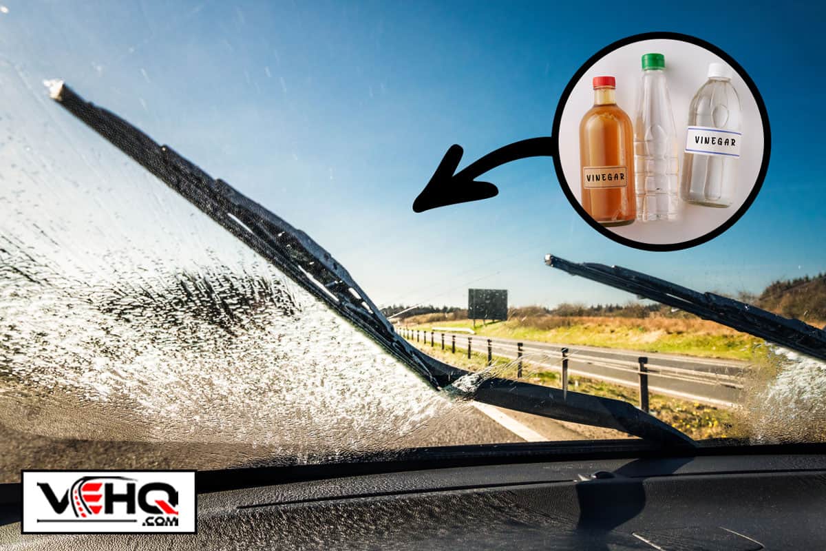 Windscreen wipers clearing away washing fluid for better visibility on a journey, How To Remove Road Film From Car Windshield?