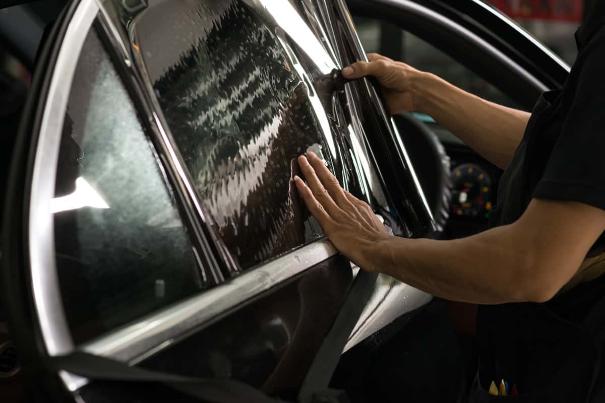 Installing car window tint