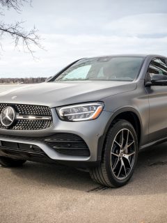 Mercedez-Benz GLC 300 4Matic Coupe 2022 matte grey new car outdoor - Car Sounds Like Its Purring - What Could Be Wrong