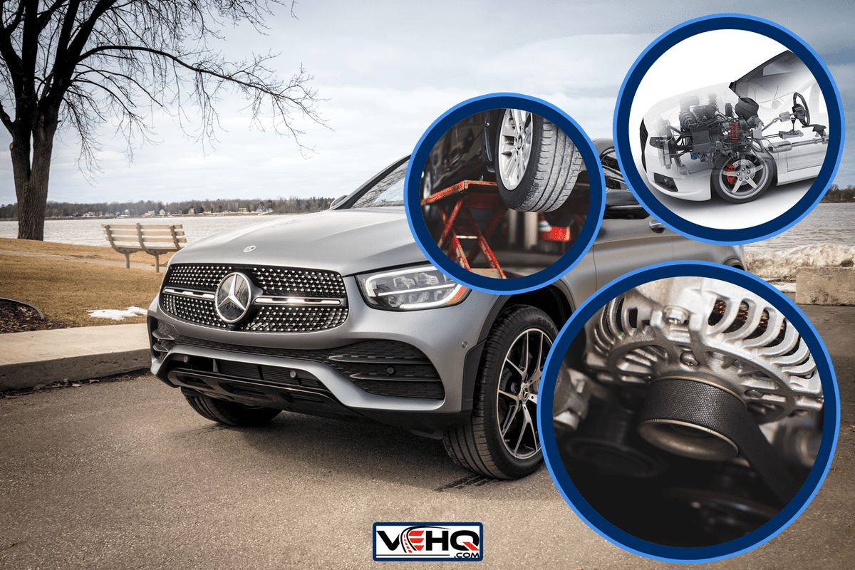 Mercedez-Benz GLC 300 4Matic Coupe 2022 matte grey new car outdoor - Car Sounds Like Its Purring - What Could Be Wrong