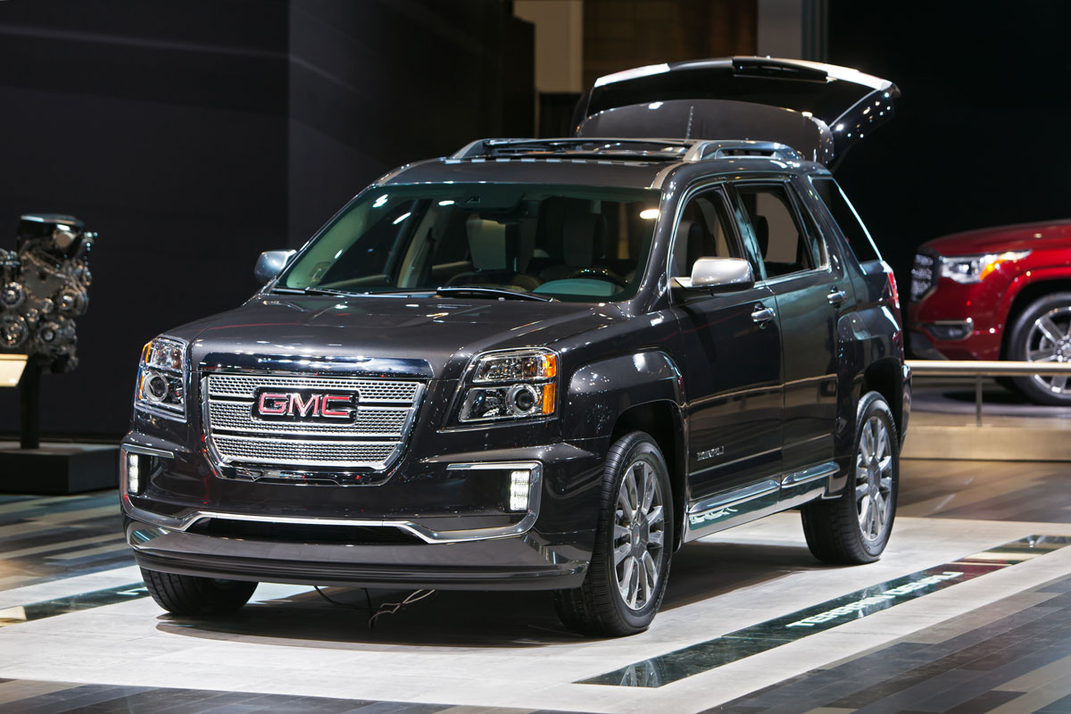 The 2017 Yukon Denali on display at the Chicago Auto Show