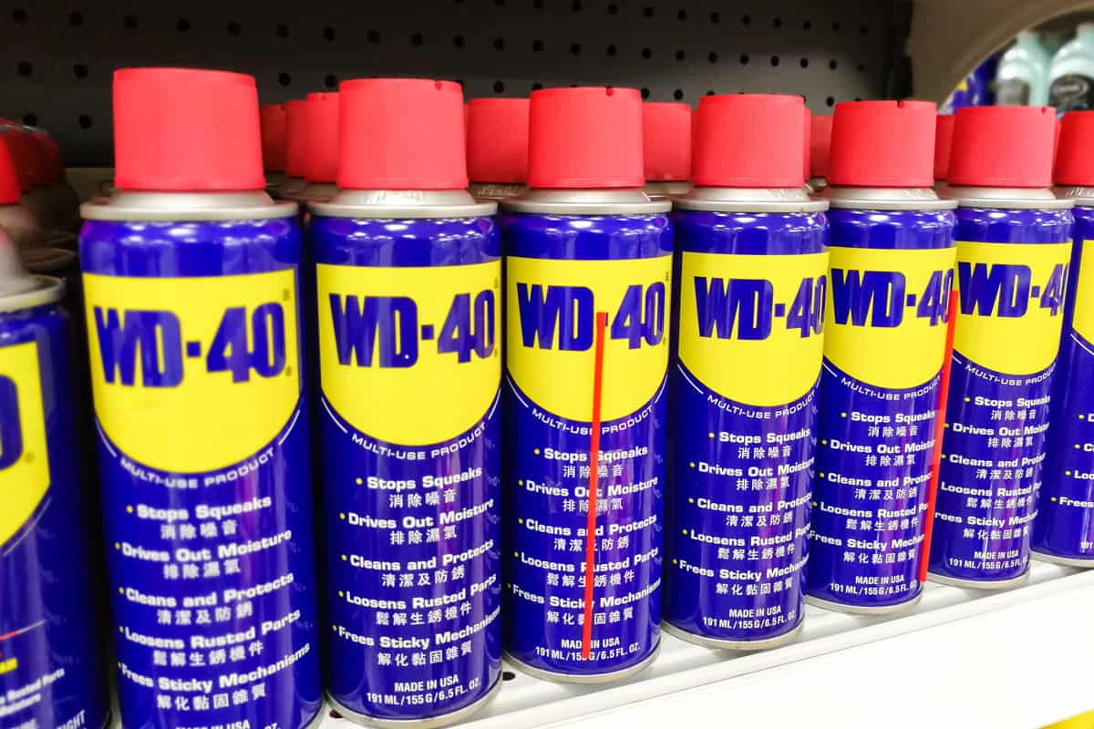 WD-40 is the trademark name of the penetrating oil and water-displacing spray is now available in Malaysia hardware stores