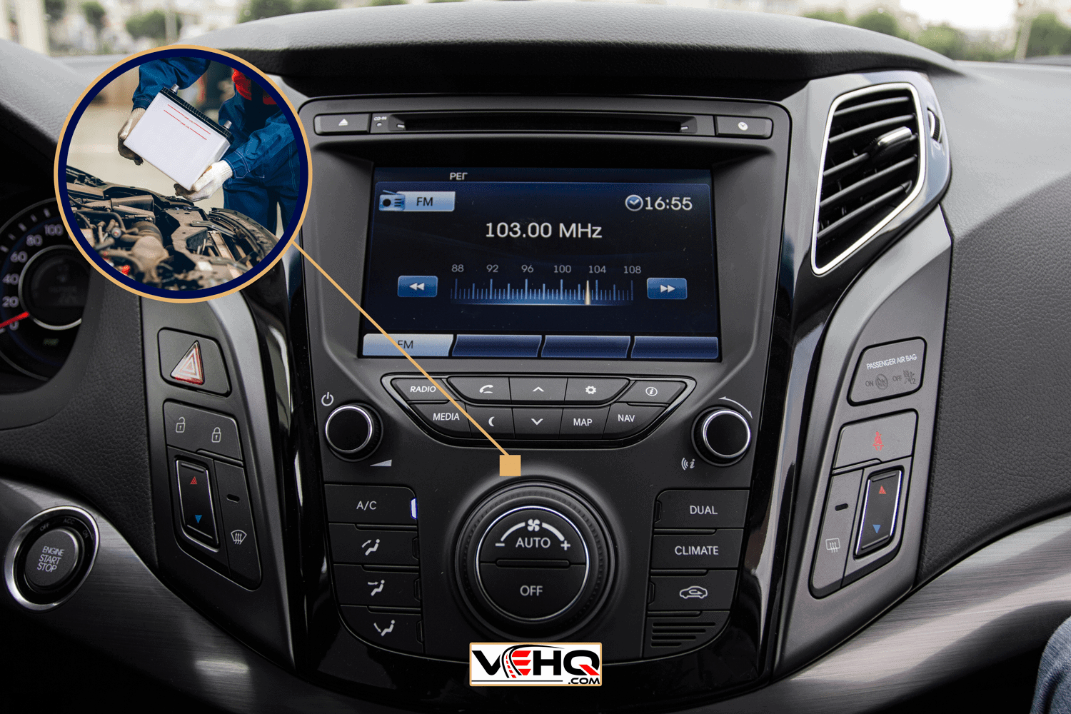 center console car, radio recorder - Can Your Radio Drain The Car Battery