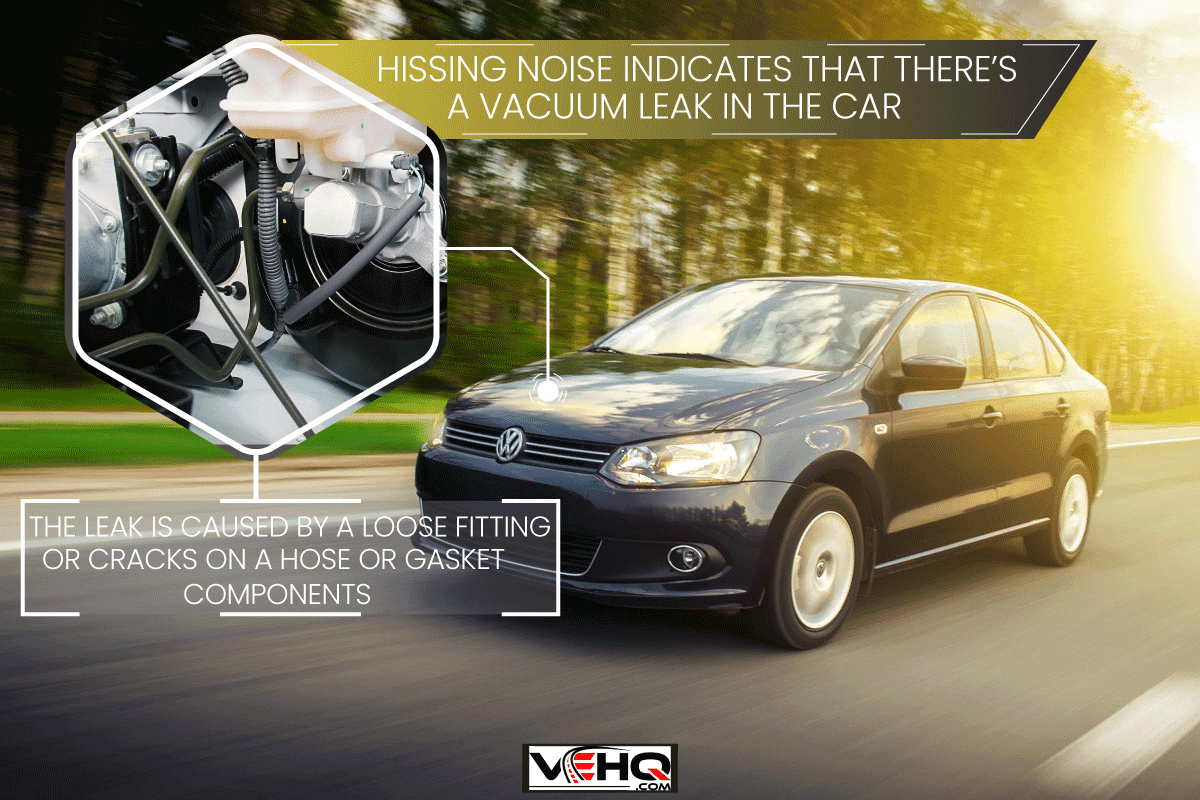 Volkswagen Polo Sedan car drive on the road at sunset, Car Sounds Like Air Escaping? Here's What Hissing Sounds Could Mean