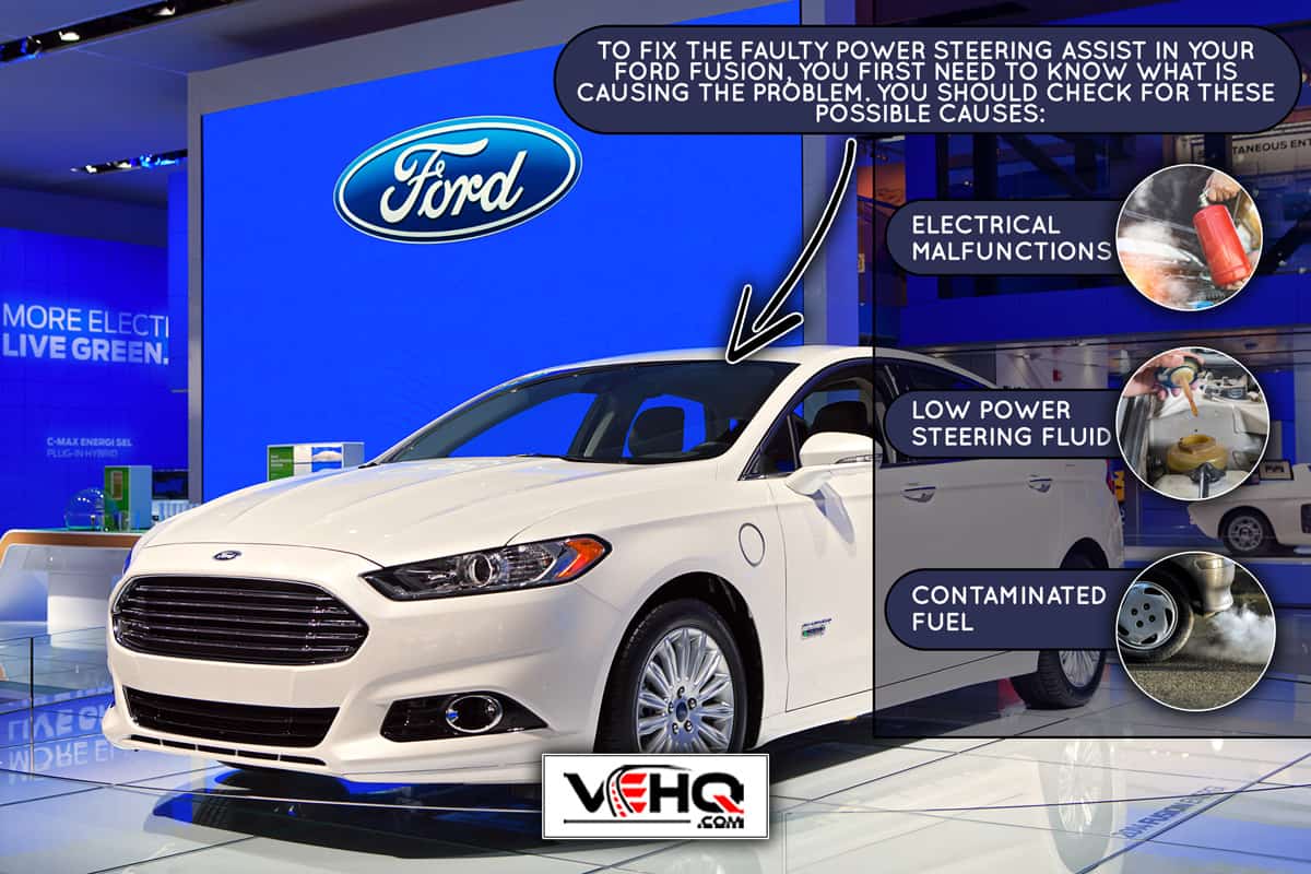 A Ford Fusion on at the North American International Auto Show media preview January 16, 2014 in Detroit, Michigan., Ford Fusion Power Steering Assist Fault? Here's What To Do
