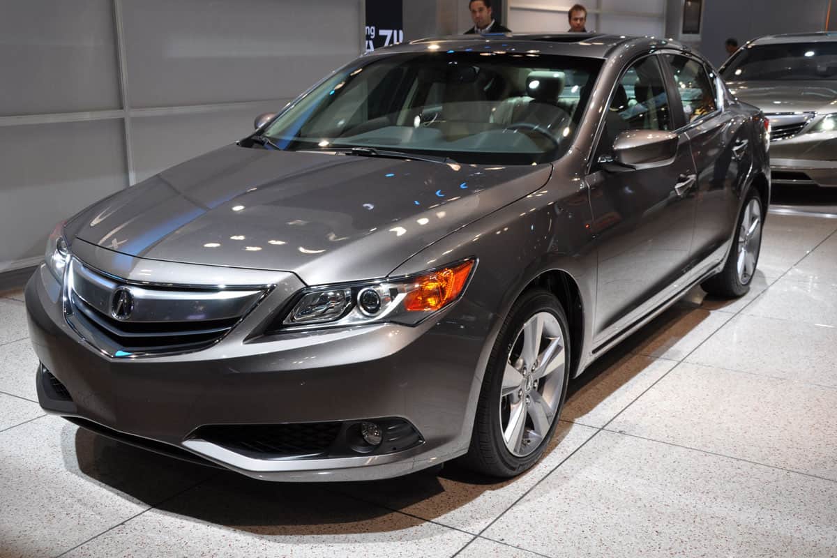 Acura ILX at the 2012 New York International Auto Show running