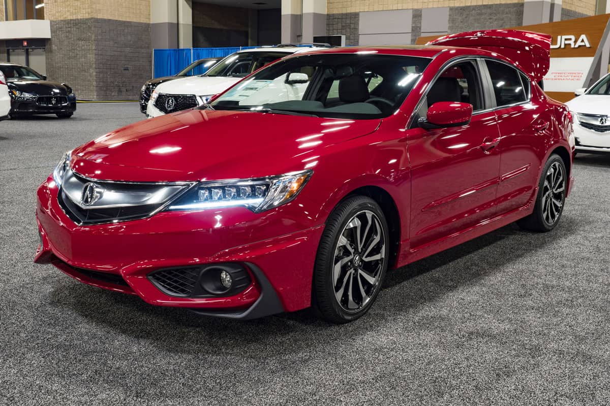 Acura ILX on display during the 2016 Charlotte International Auto Show