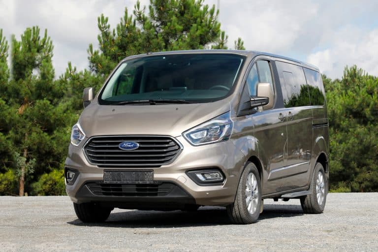 Brand new Ford Transit displayed in a parking lot, Ford Transit Engine Fault Service Now - What To Do?