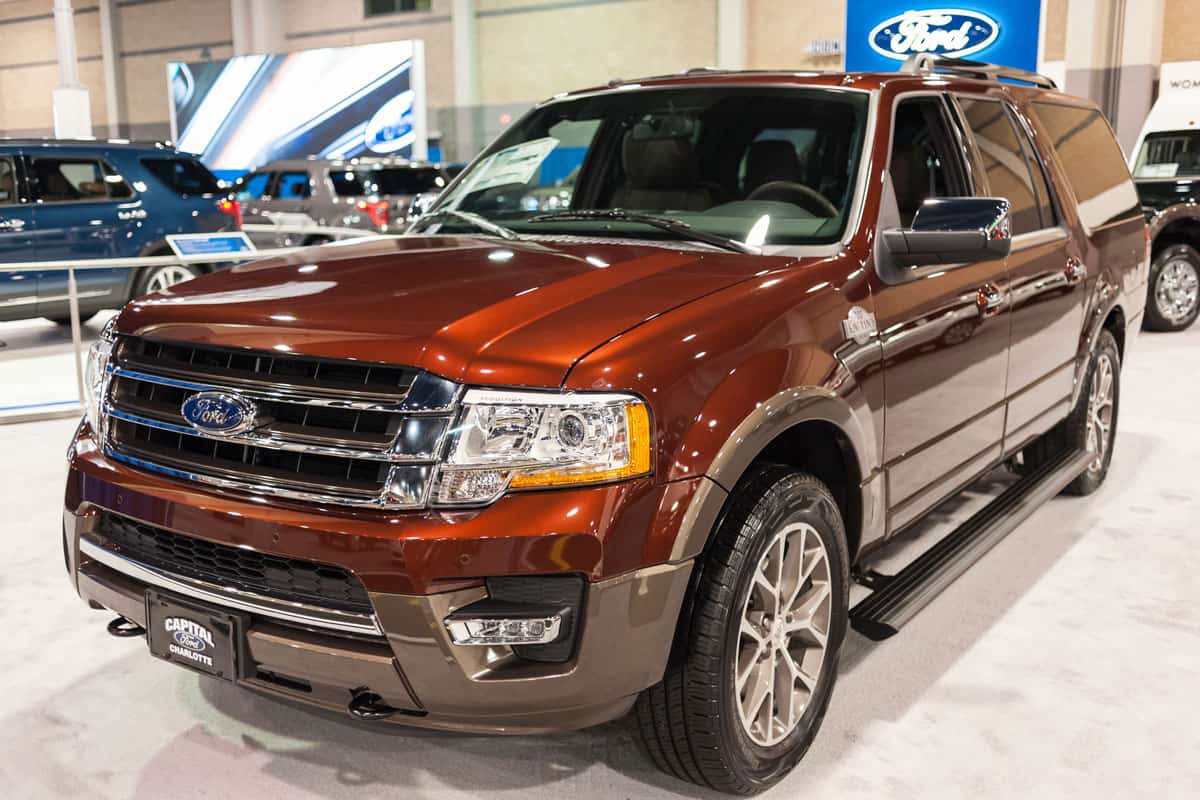 Ford Expedition King Ranch on display during the 2015 Charlotte International Auto Show at the Charlotte Convention Cente