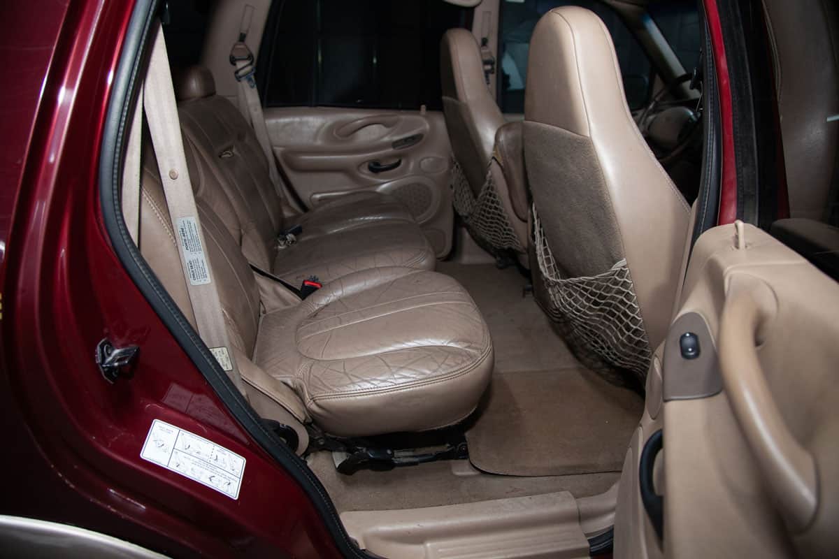Ford Expedition, close-up of the rear seats