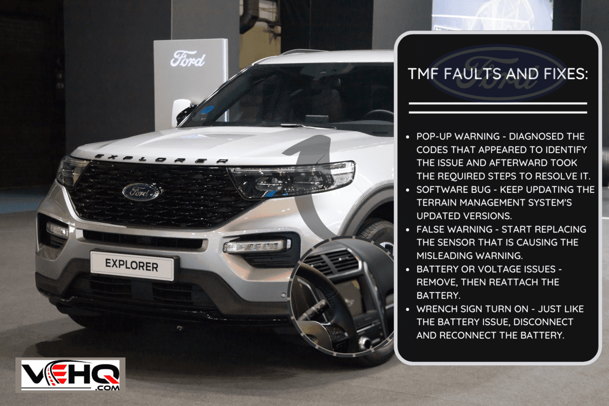 Ford Explorer PHEV AWD ST-Line showcased at Automobile Barcelona 2021 in Barcelona, Spain. - Ford Explorer Terrain Management System (TMF) Fault—What To Do