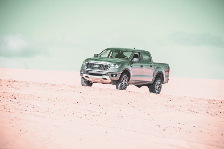 Ford Ranger trekking on the desert, Ford Ranger Overdrive Light Flashing - Why And What To Do?