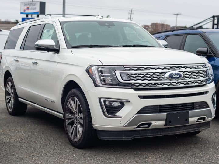 New model Ford Expedition seven passenger suv at a dealership, Ford Expedition Stuck In Park - What Could Be Wrong?